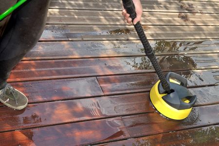 Deck cleaning